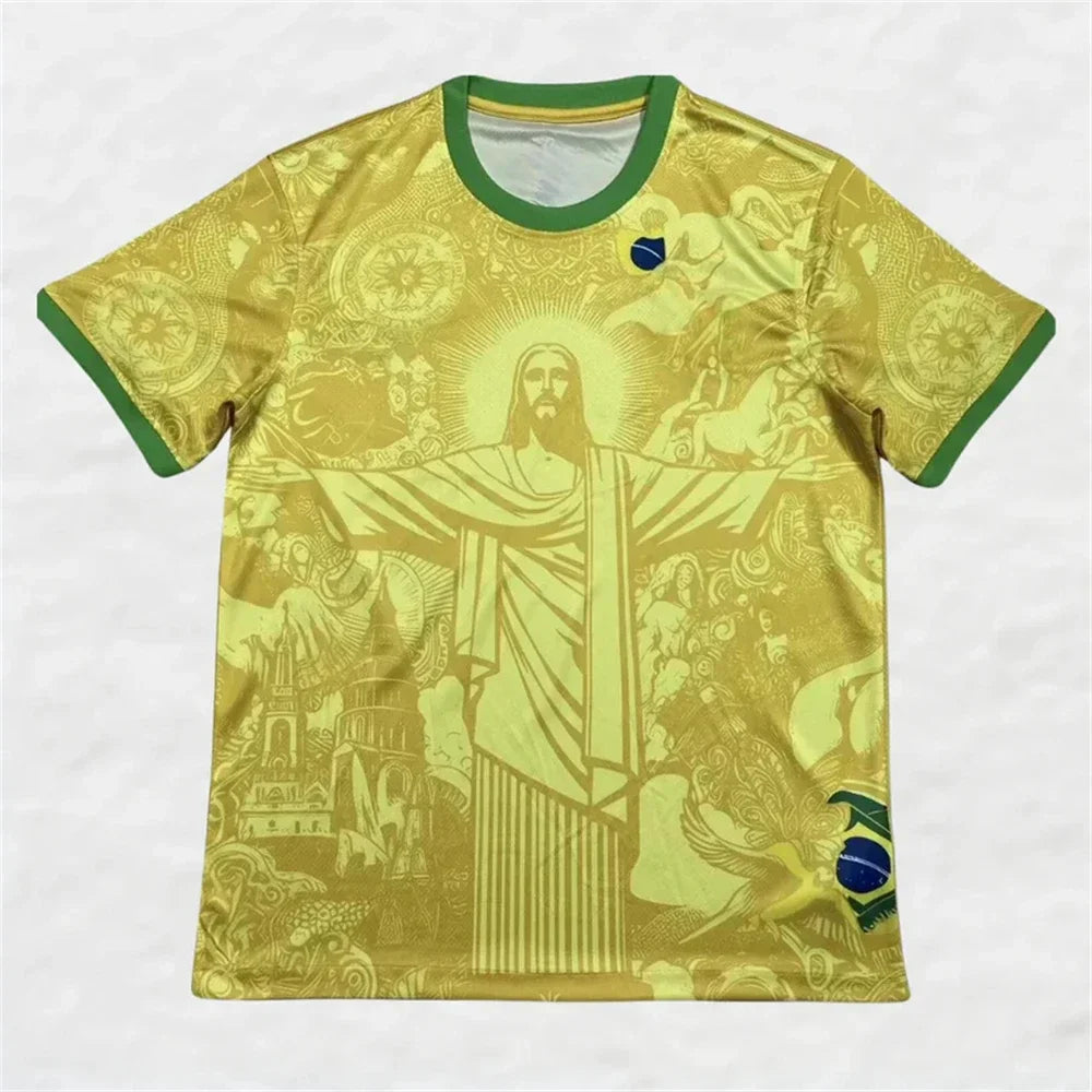 T-shirt Brazil Special Edition Jesus - DripFlow-Z