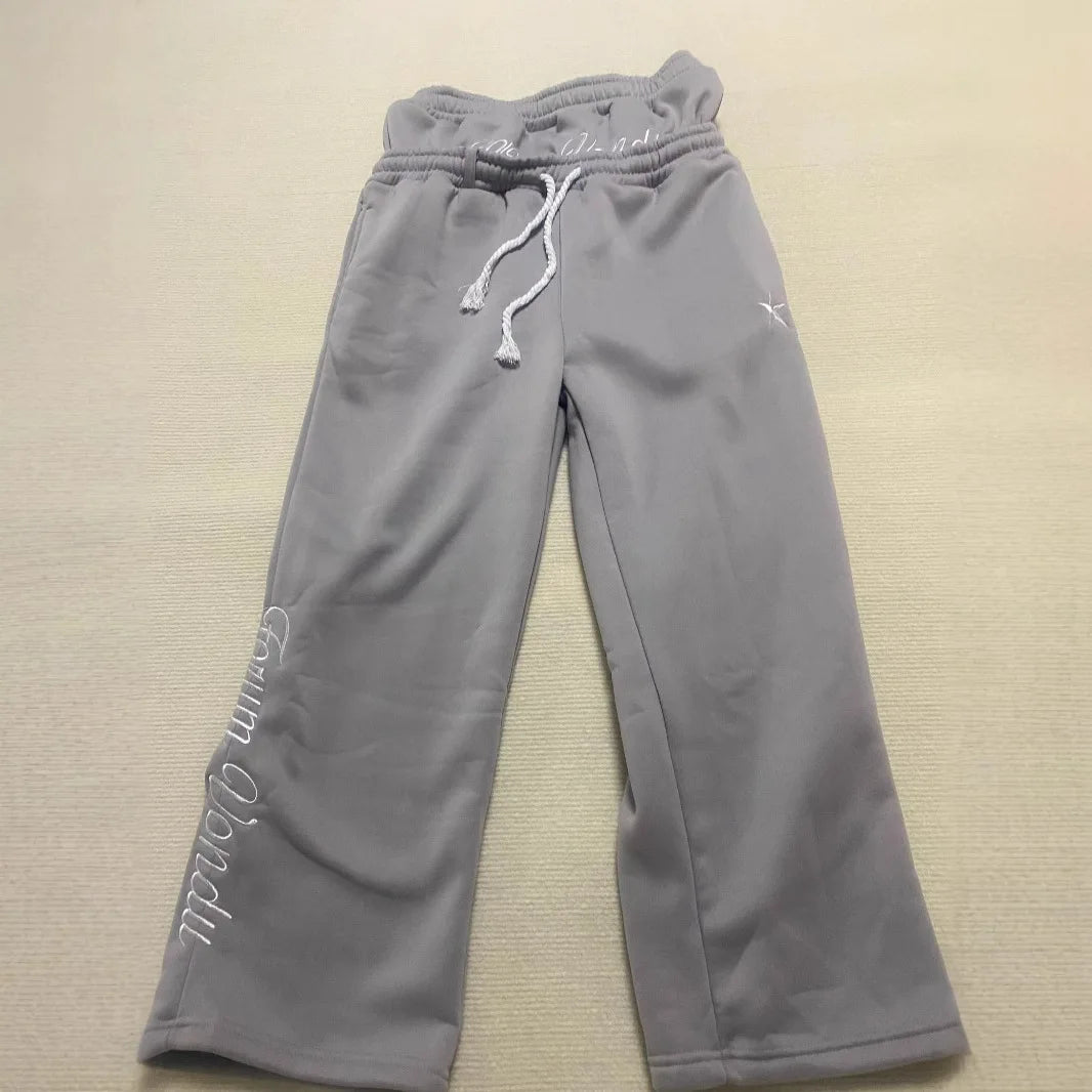 Double Waisted Sweatpants - DripFlow-Z