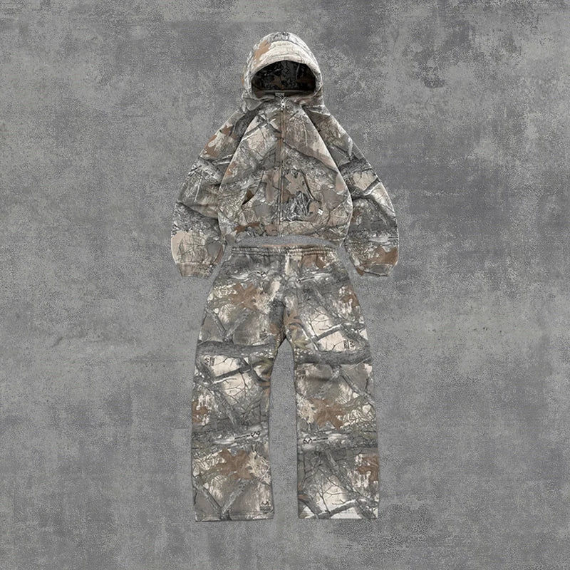 Camouflage Pattern Streetwear Hip Hop Unisex - DripFlow-Z