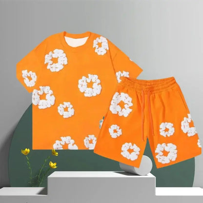 Denim Tears T-shirt + Short - DripFlow-Z