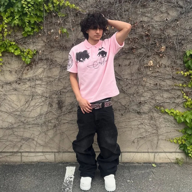 Pink POLO - DripFlow-Z