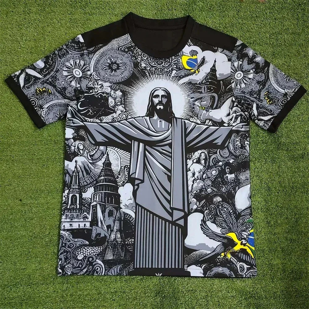 T-shirt Brazil Special Edition Jesus - DripFlow-Z