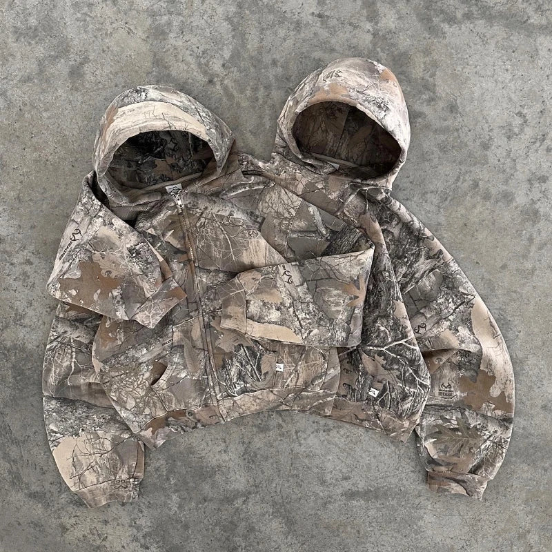 Camouflage Pattern Streetwear Hip Hop Unisex - DripFlow-Z