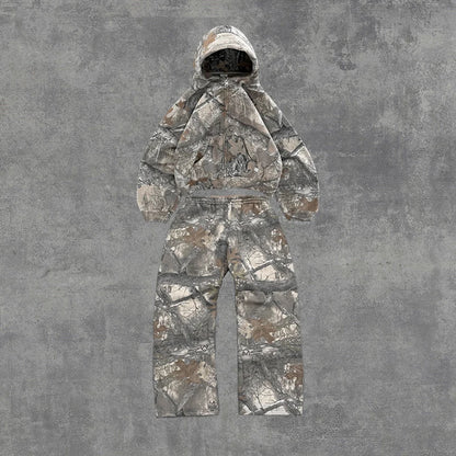 Camouflage Pattern Streetwear Hip Hop Unisex - DripFlow-Z