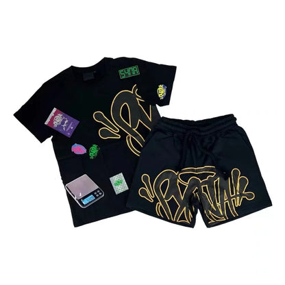 Outfit Syna World shorts and t-shirt - DripFlow-Z