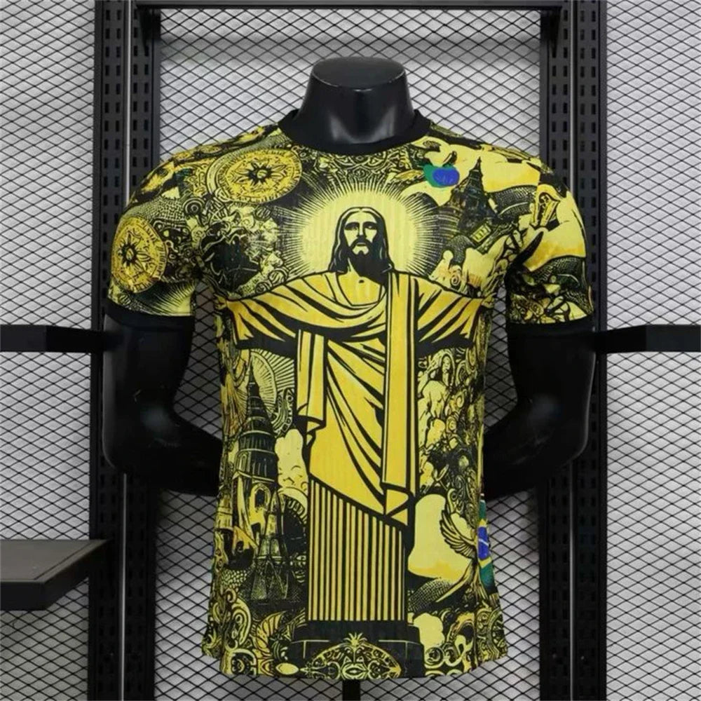 T-shirt Brazil Special Edition Jesus - DripFlow-Z